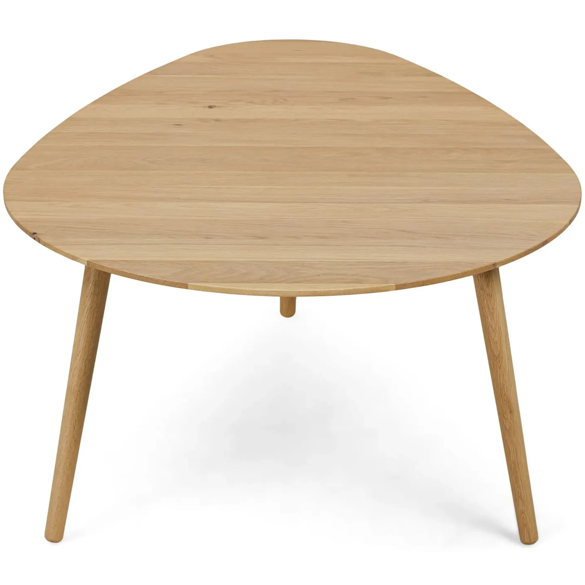 Amoeba 42.5" Coffee Table - White Oak
