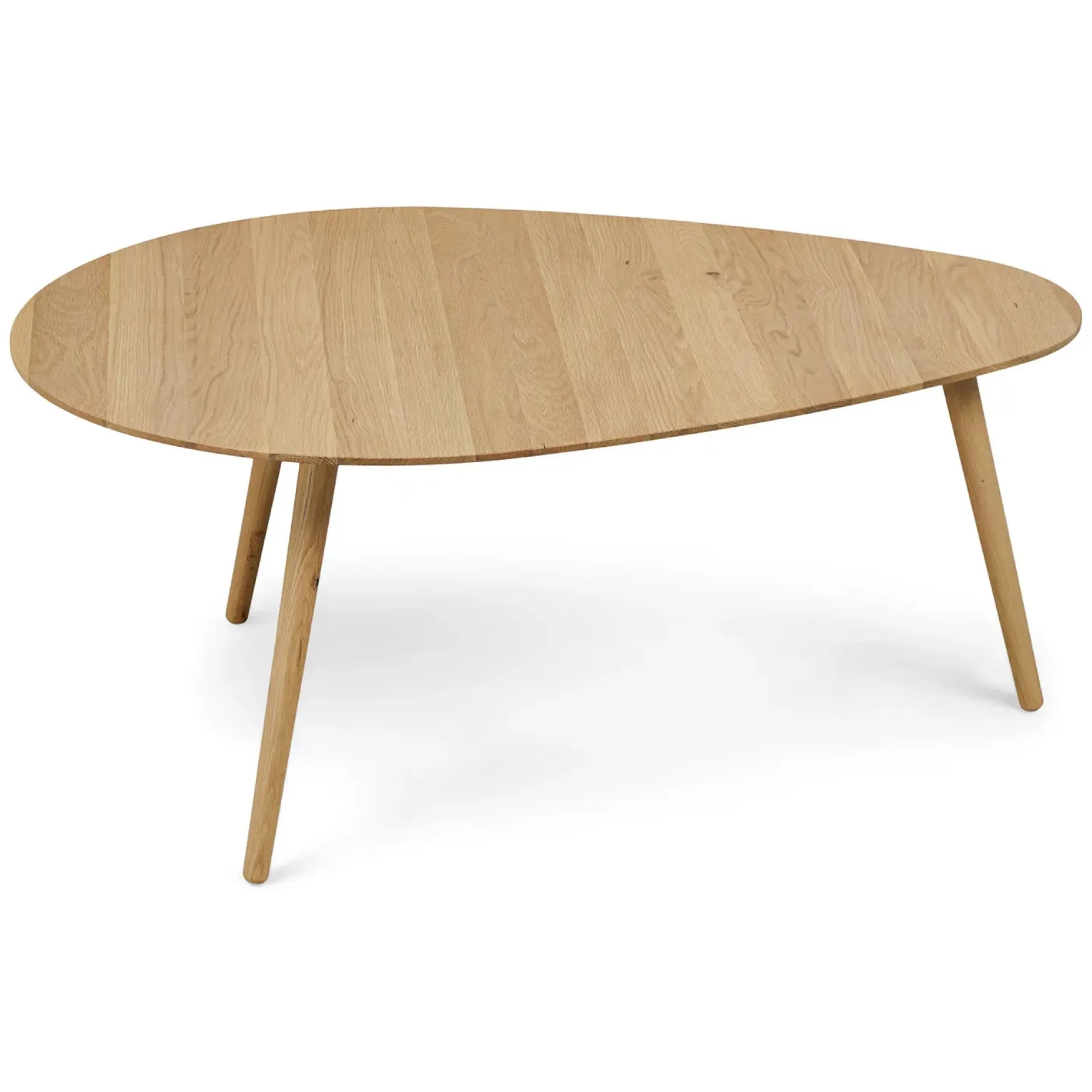Amoeba 42.5" Coffee Table - White Oak