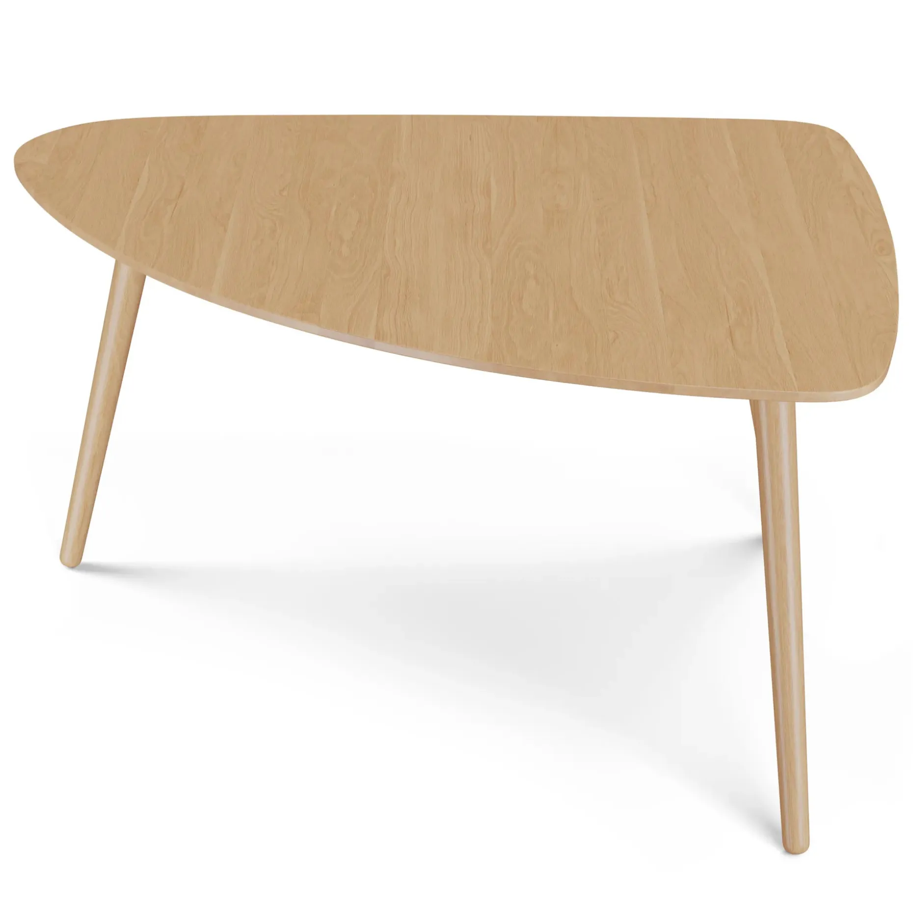 Amoeba 35" Coffee Table - White Oak