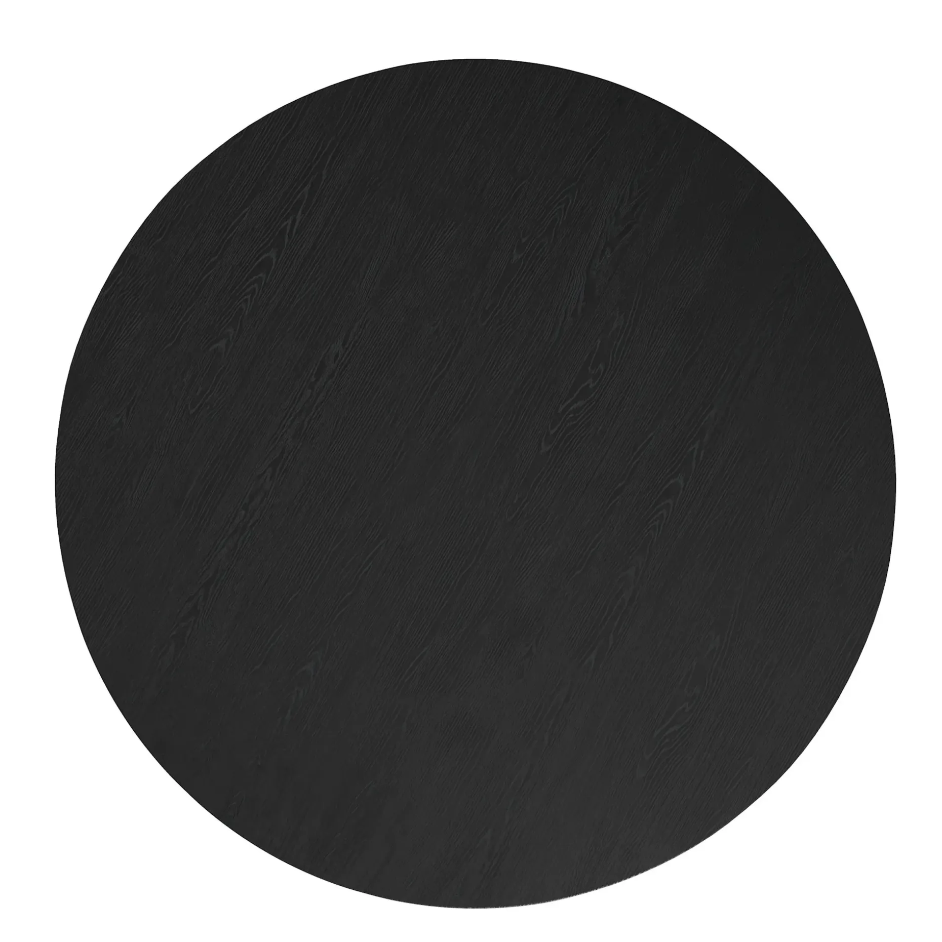 Amoeba 35.5" Round Coffee Table - Black