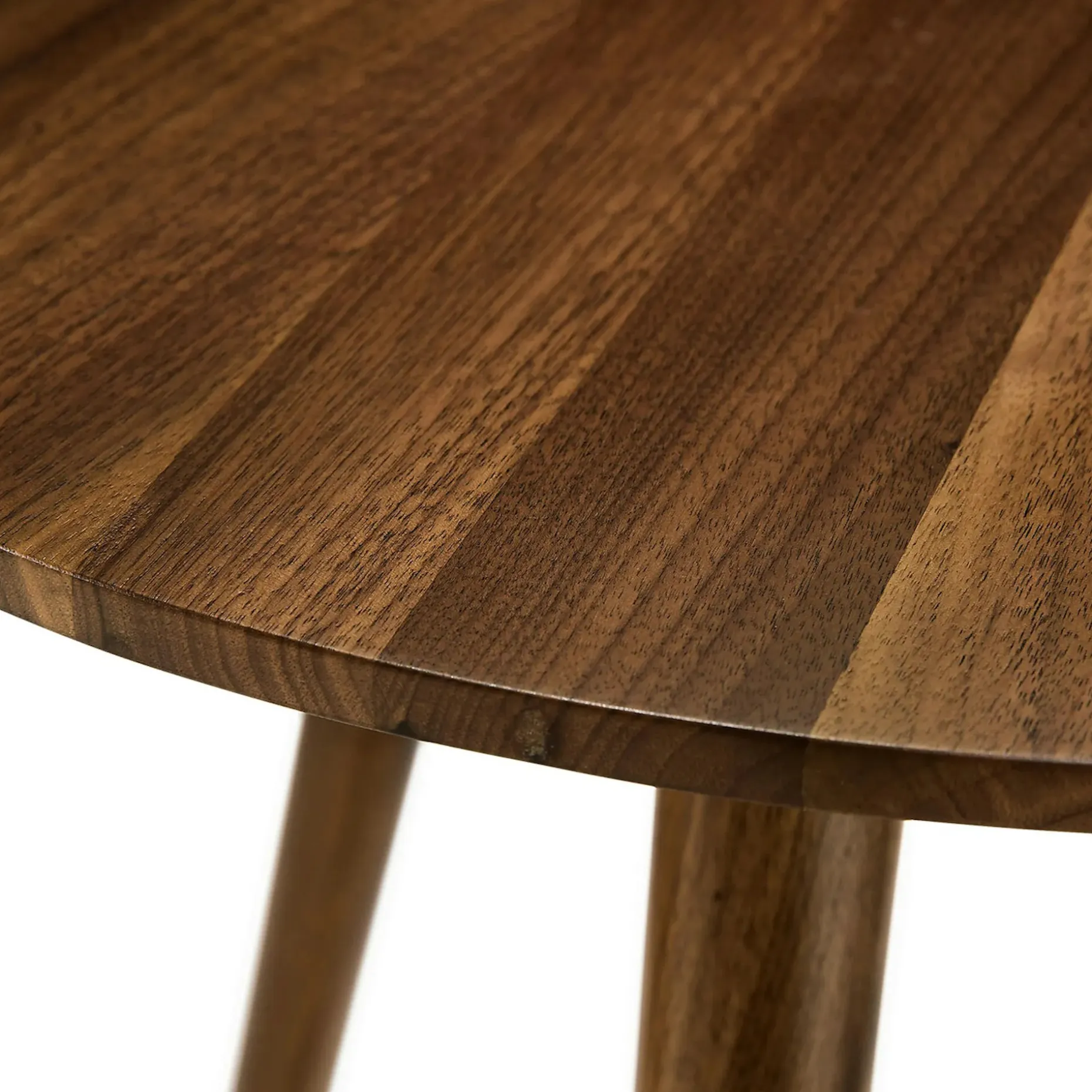 Amoeba Side Table - Walnut