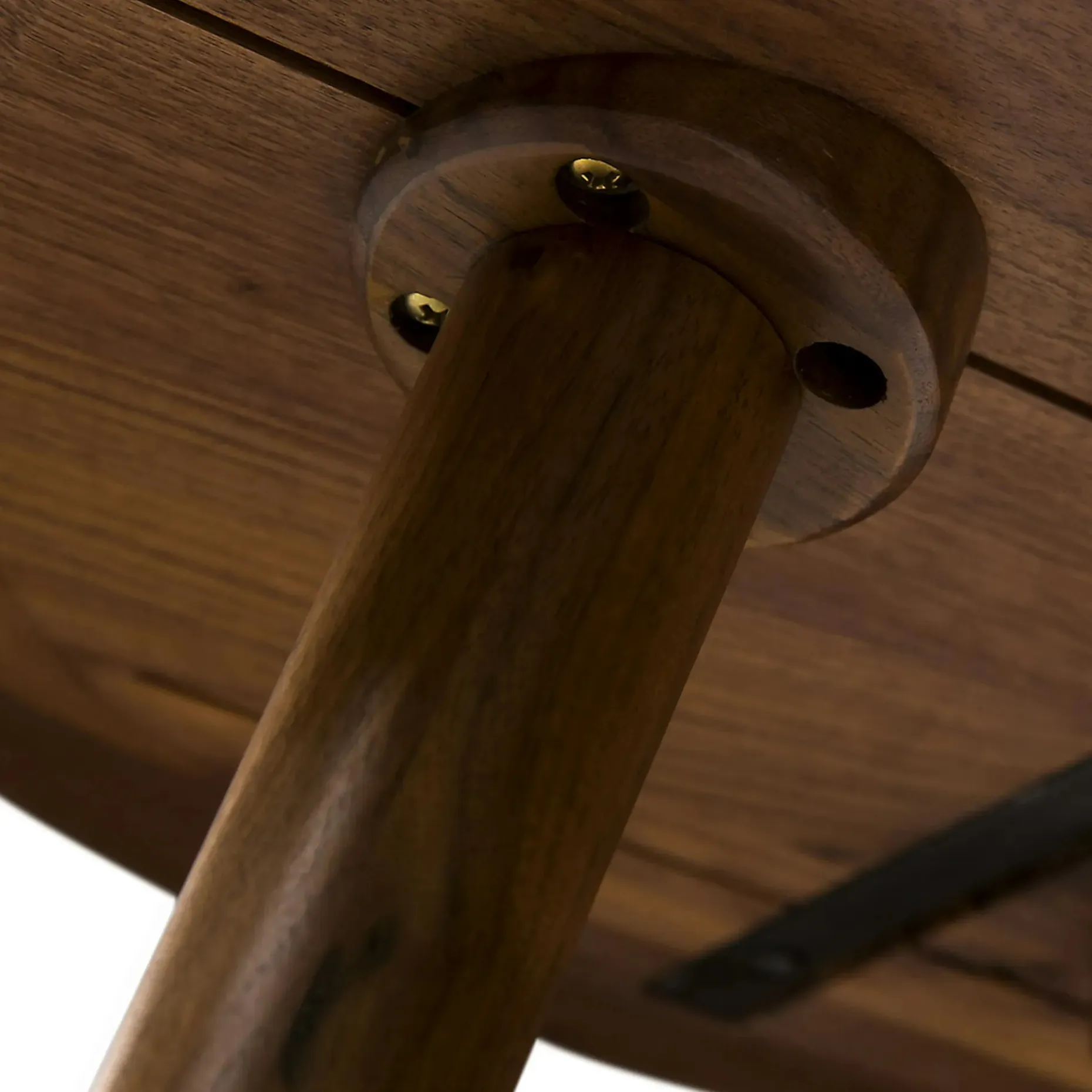 Amoeba Side Table - Walnut