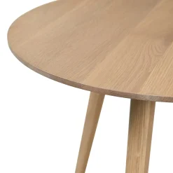 Amoeba Side Table - White Oak