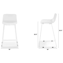 Anco Counter Stool - White
