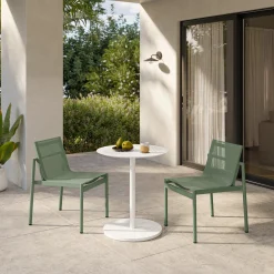 Anders Outdoor Cafe Table - Khaki Green