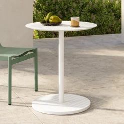 Anders Outdoor Cafe Table - White