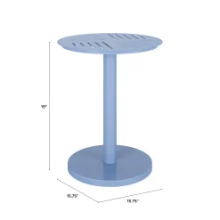 Anders Outdoor Side Table - Summer Blue