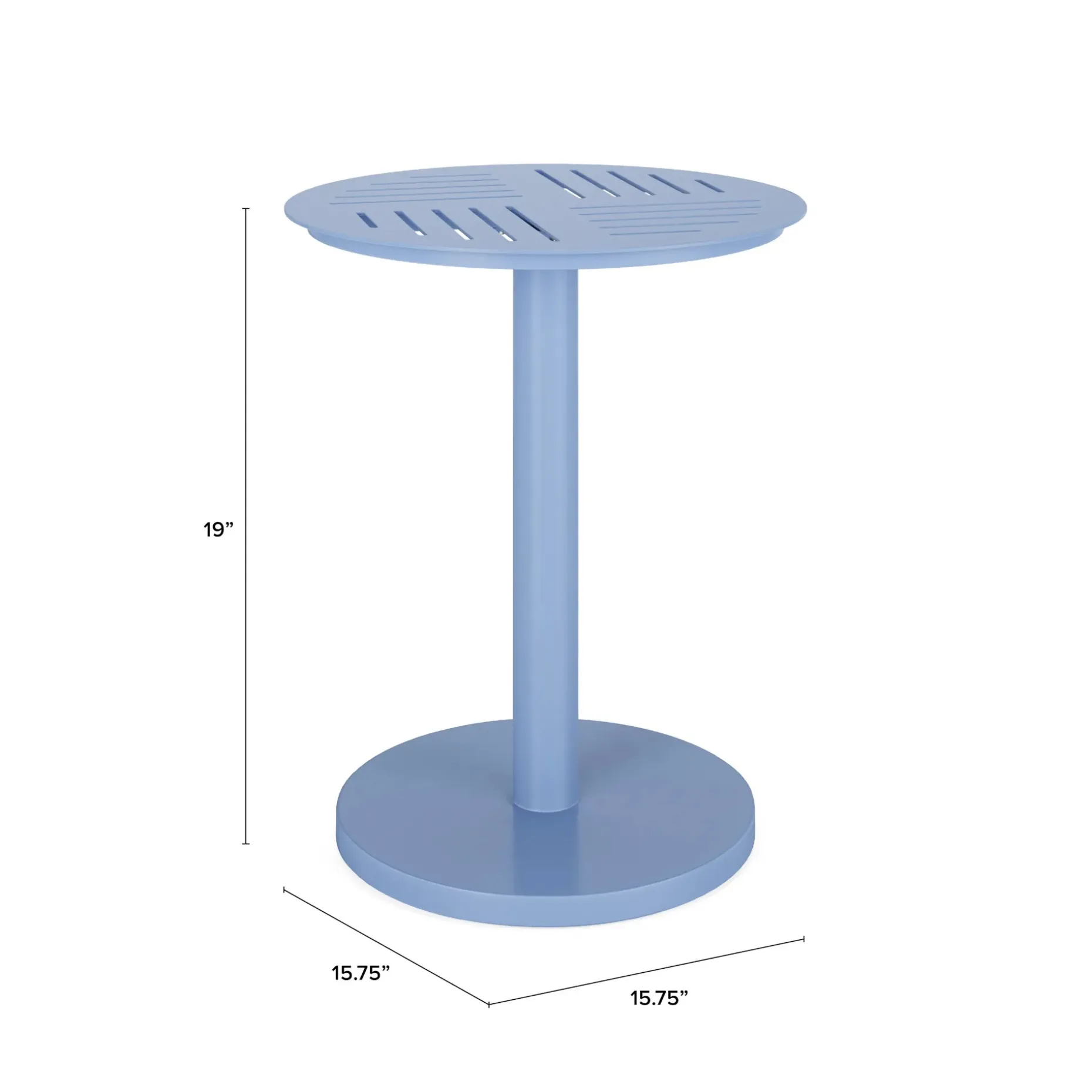Anders Outdoor Side Table - Summer Blue