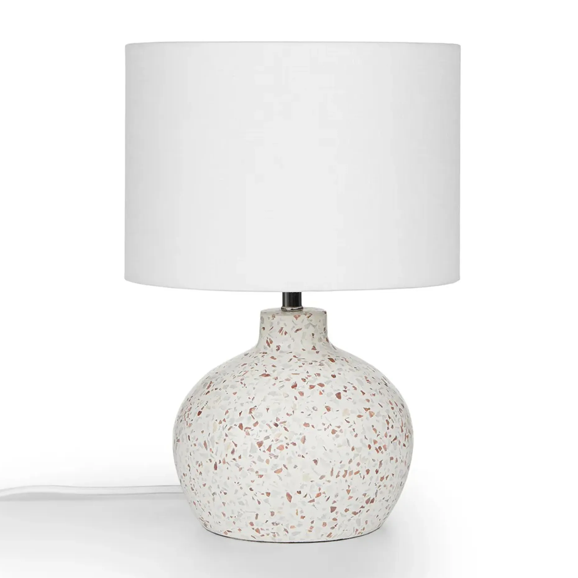 Ando Short Table Lamp - Waxen White