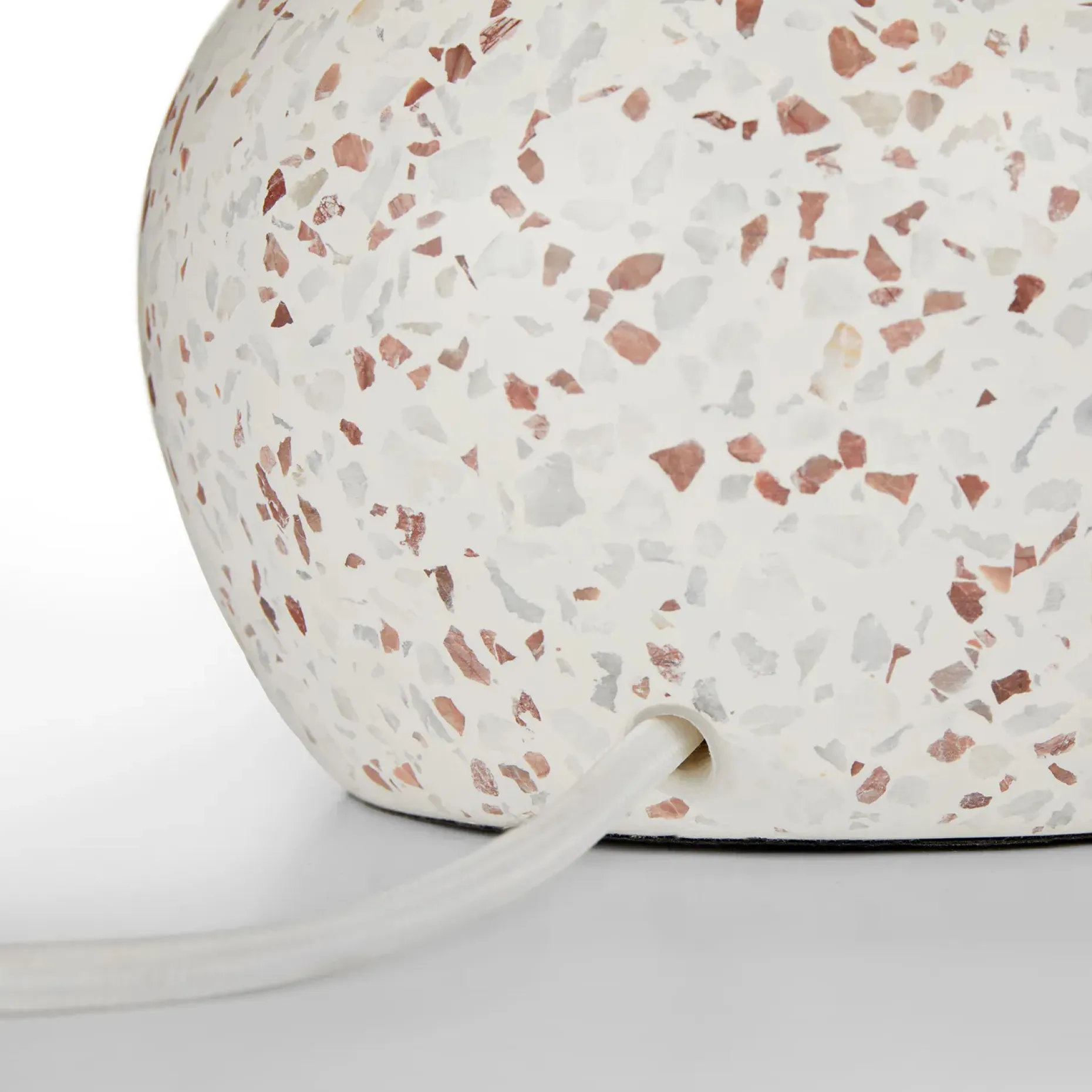 Ando Short Table Lamp - Waxen White