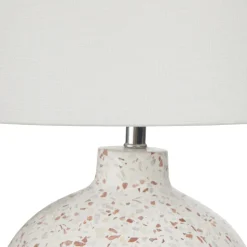 Ando Short Table Lamp - Waxen White