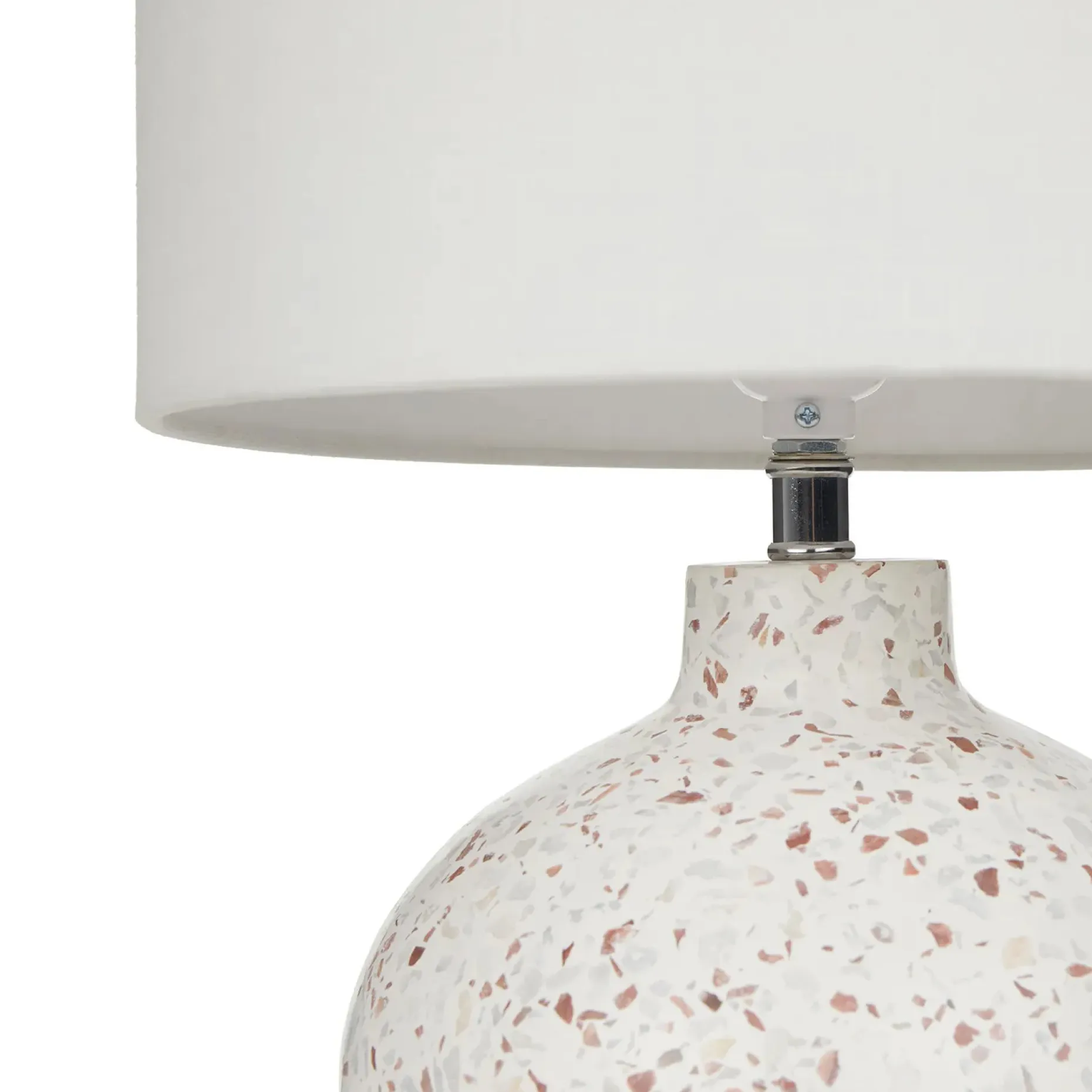 Ando Short Table Lamp - Waxen White