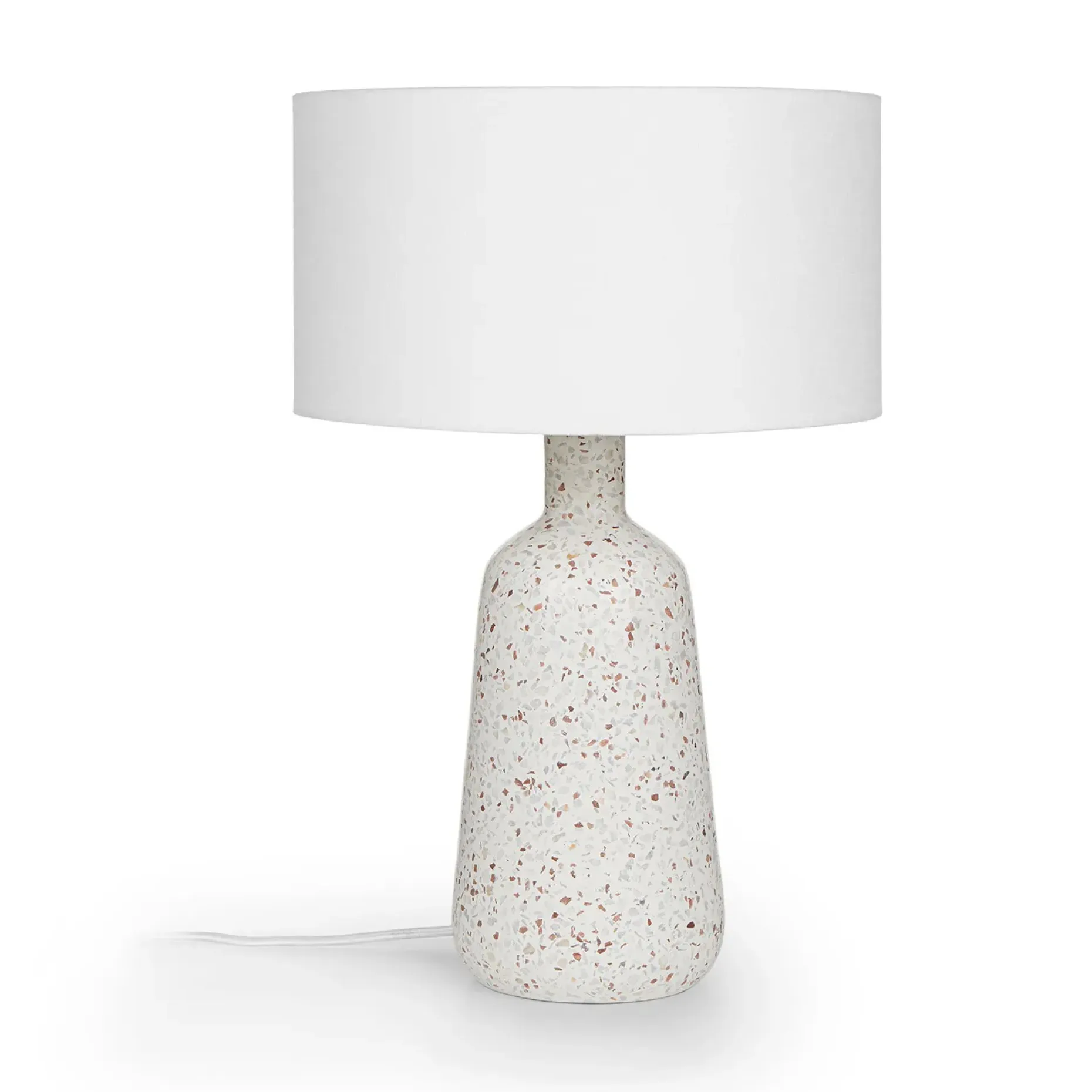 Ando Tall Table Lamp - Waxen White