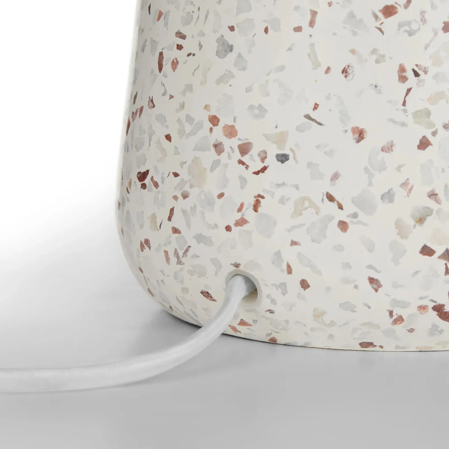 Ando Tall Table Lamp - Waxen White