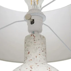 Ando Tall Table Lamp - Waxen White