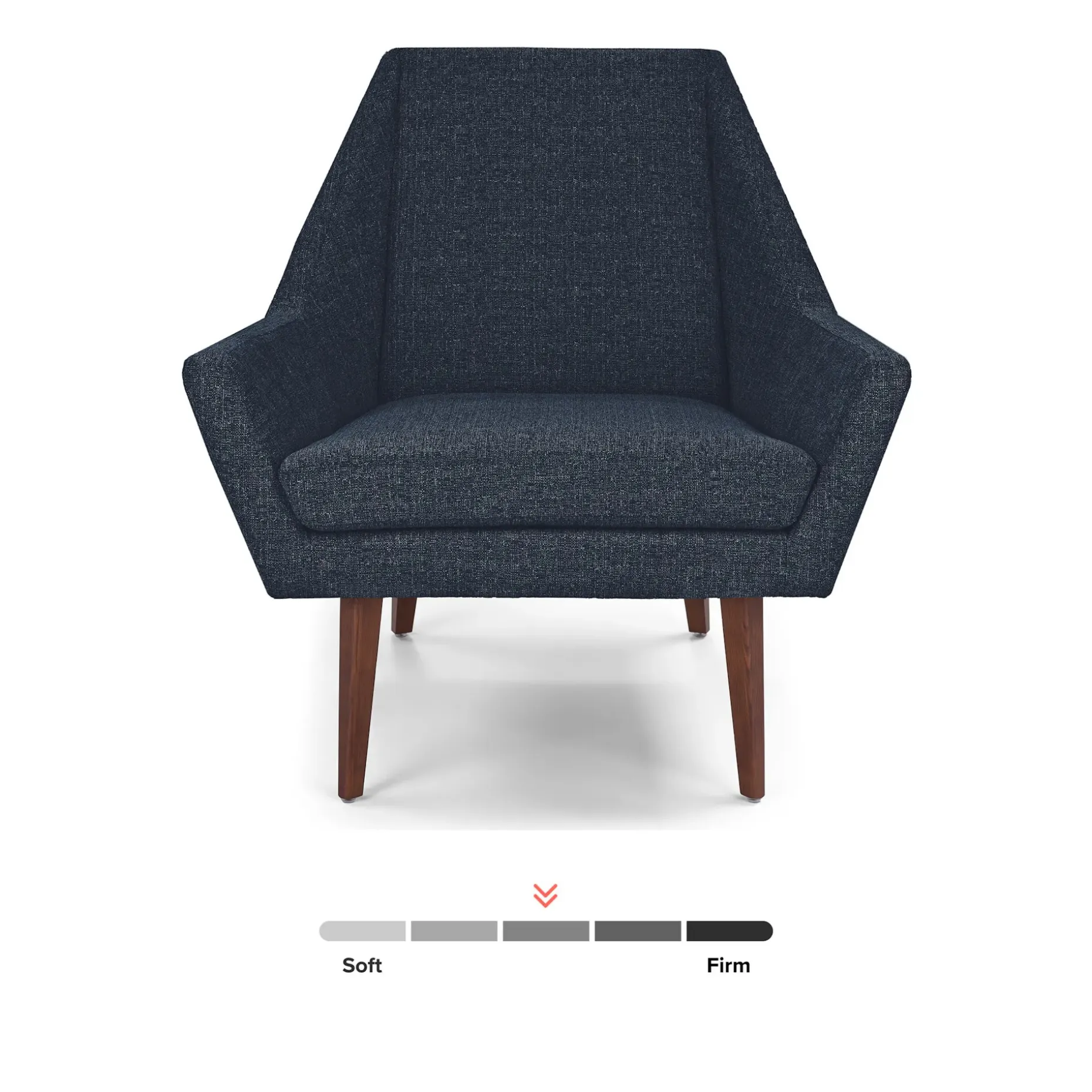 Angle 33" Lounge Chair - Denim Blue