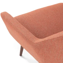 Angle 33" Lounge Chair - Rosehip Orange