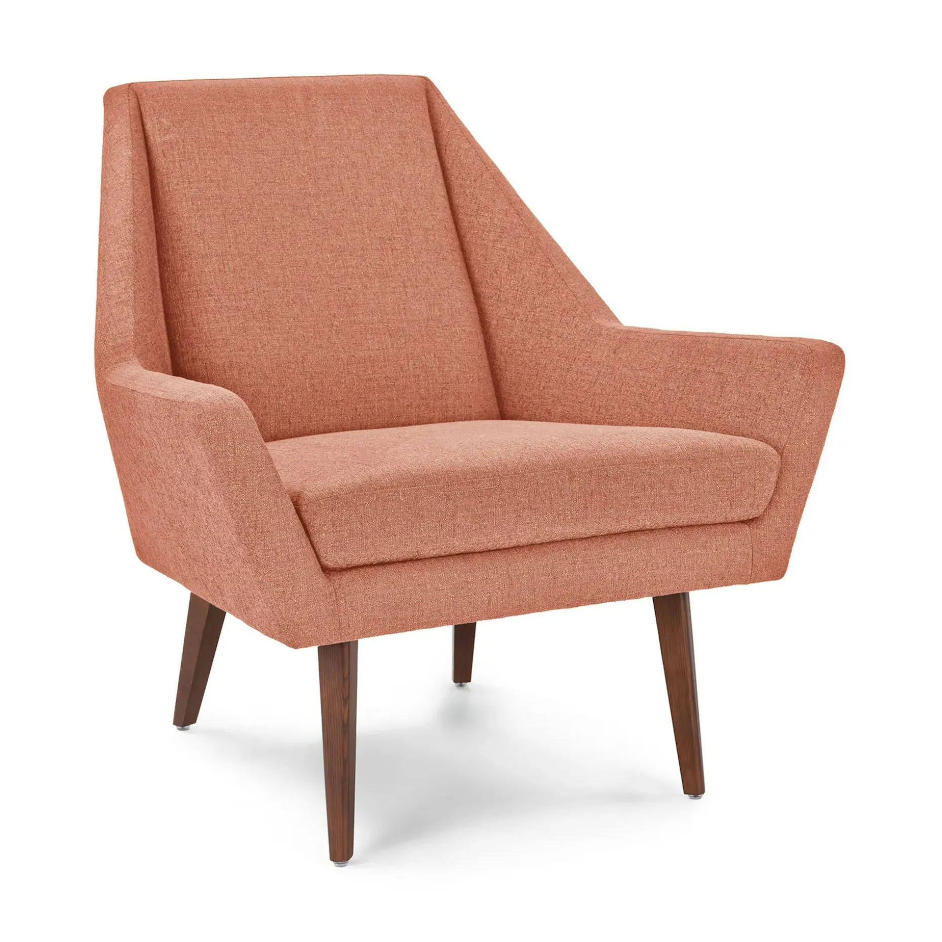 Angle 33" Lounge Chair - Rosehip Orange