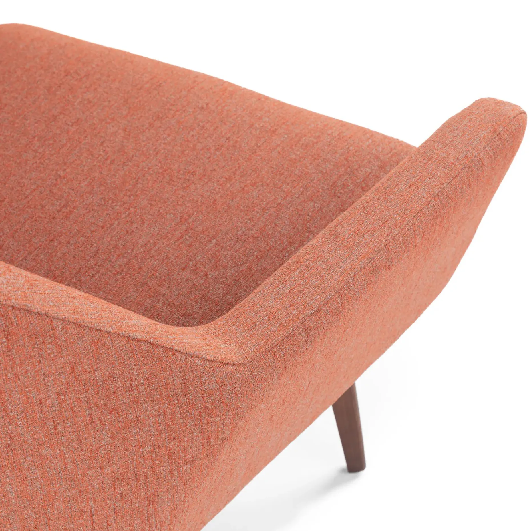 Angle 33" Lounge Chair - Rosehip Orange