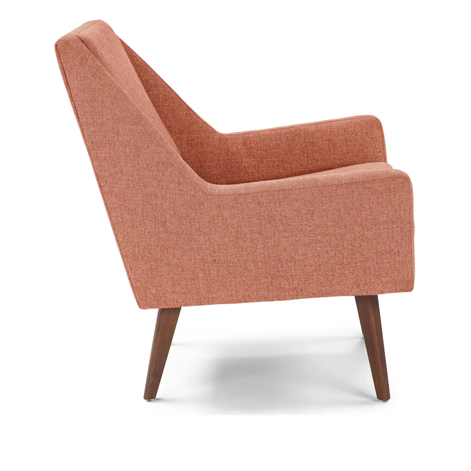 Angle 33" Lounge Chair - Rosehip Orange