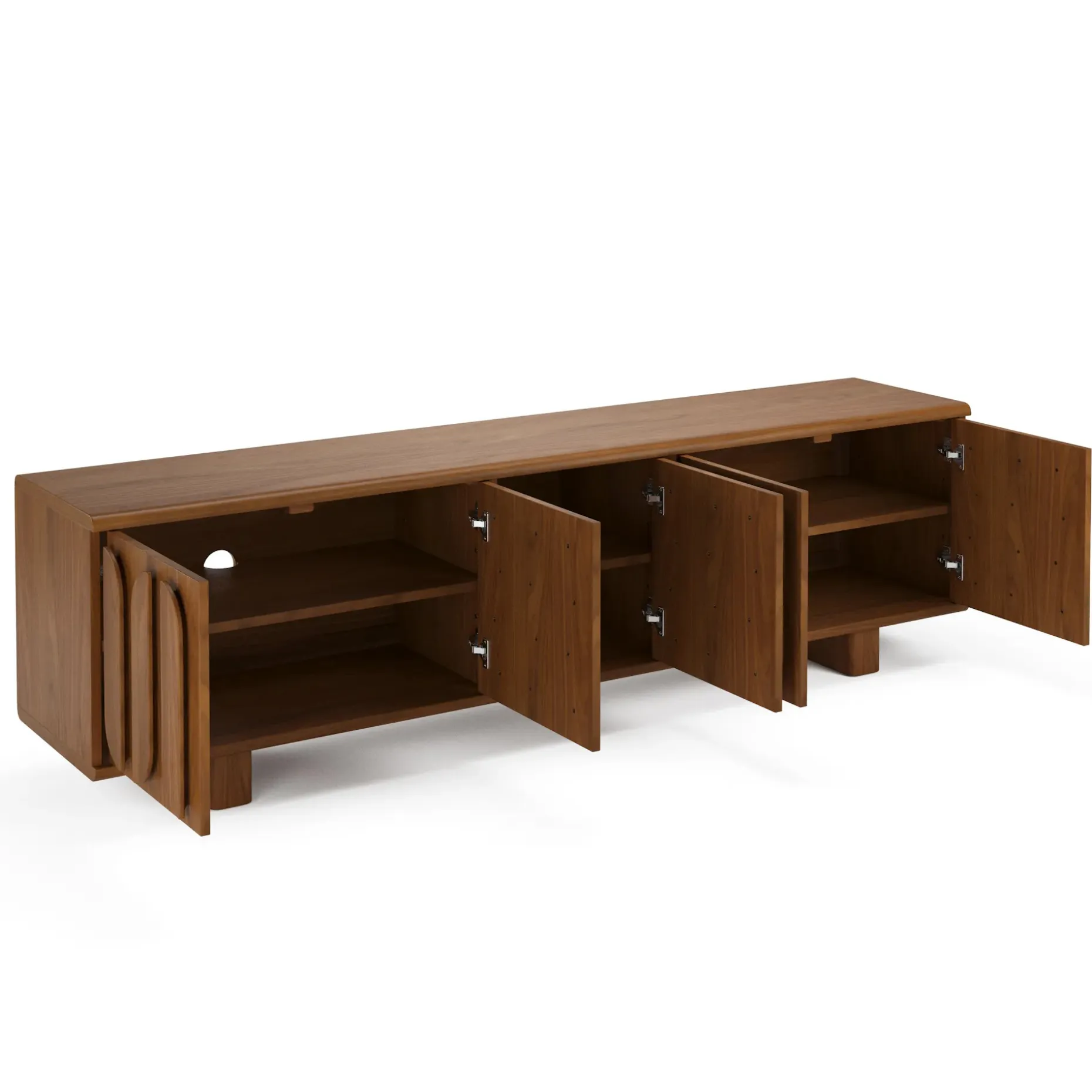 Ansel 79" Media Unit - Walnut
