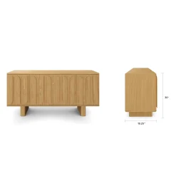 Ansel 63" Sideboard - Natural Oak