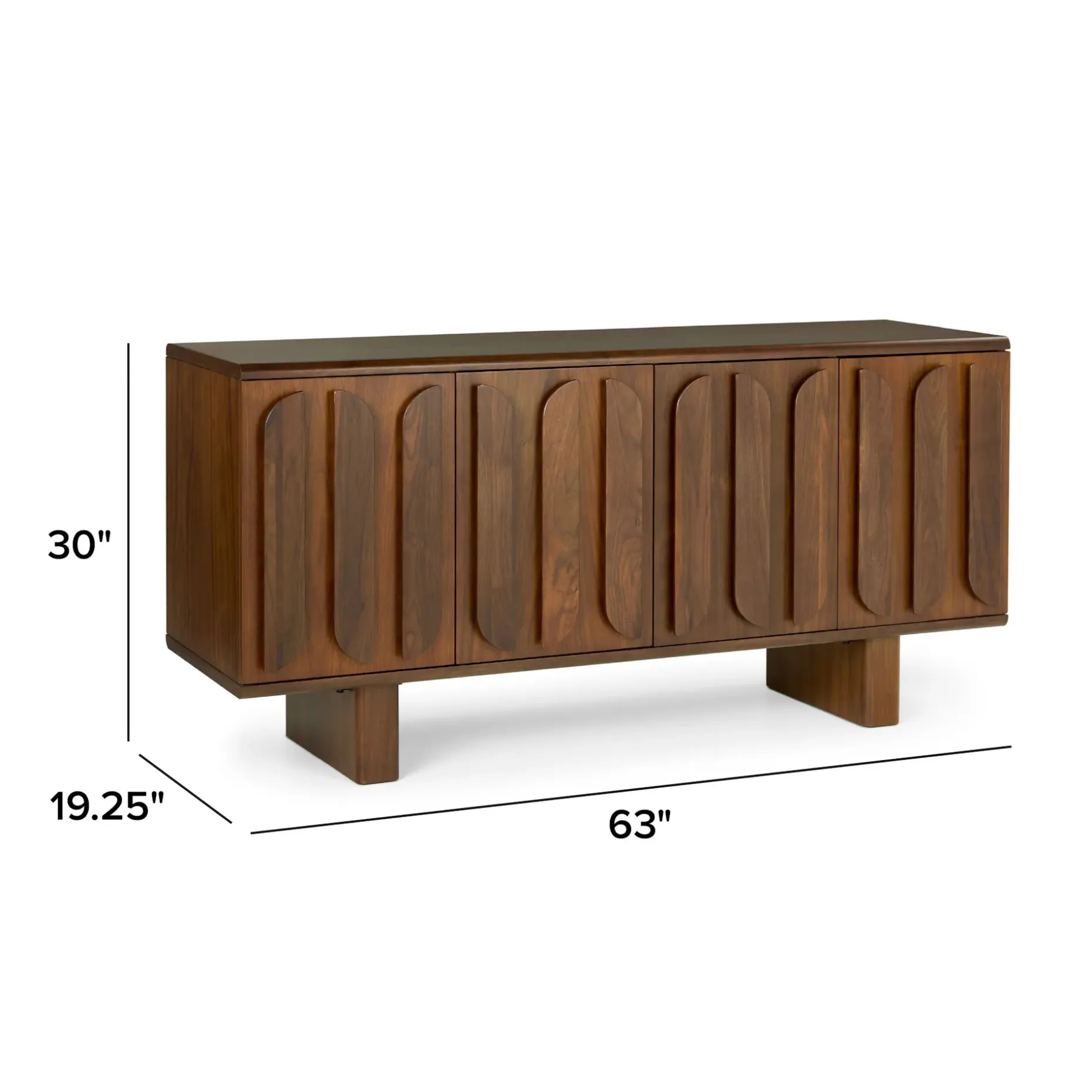 Ansel 63" Sideboard - Walnut