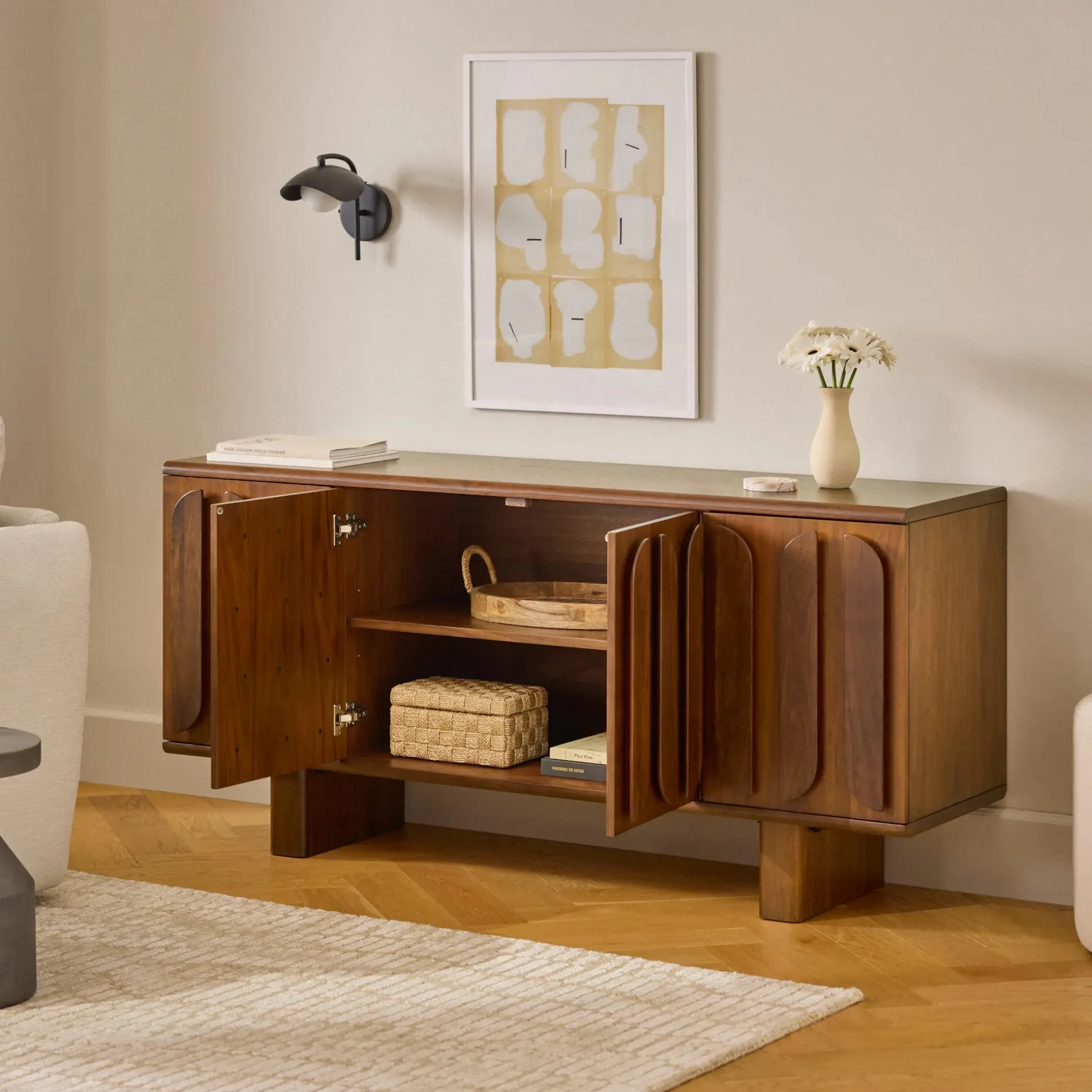 Ansel 63" Sideboard - Walnut