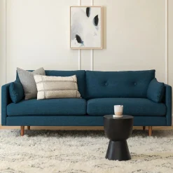 Anton 82" Sofa - Twilight Blue