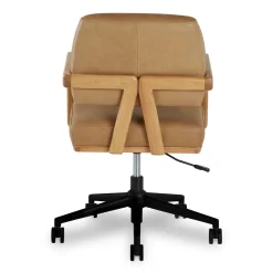 Aquila Leather Office Chair - Charme Tan