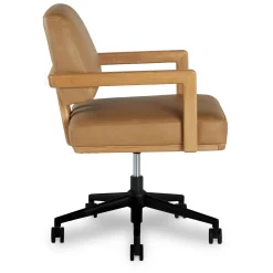 Aquila Leather Office Chair - Charme Tan