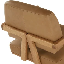 Aquila Leather Office Chair - Charme Tan
