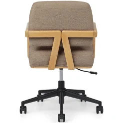 Aquila Office Chair - Sandstone Wool Bouclé