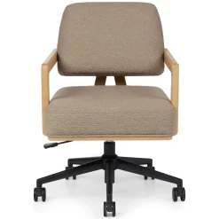 Aquila Office Chair - Sandstone Wool Bouclé
