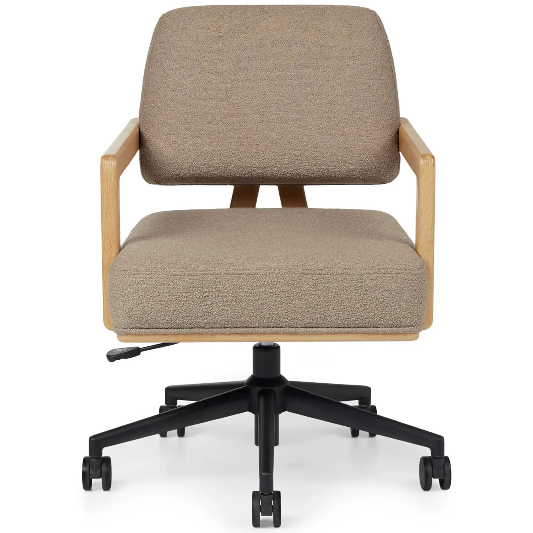 Aquila Office Chair - Sandstone Wool Bouclé