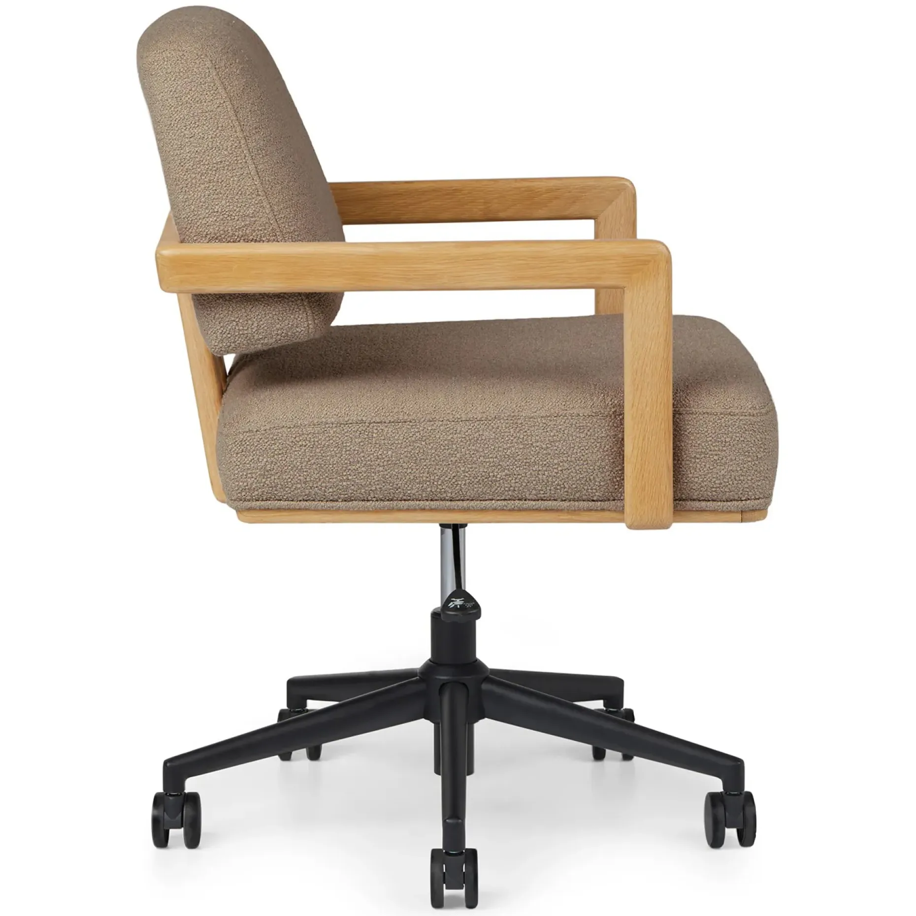 Aquila Office Chair - Sandstone Wool Bouclé