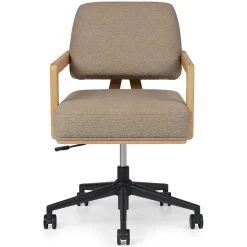 Aquila Office Chair - Sandstone Wool Bouclé