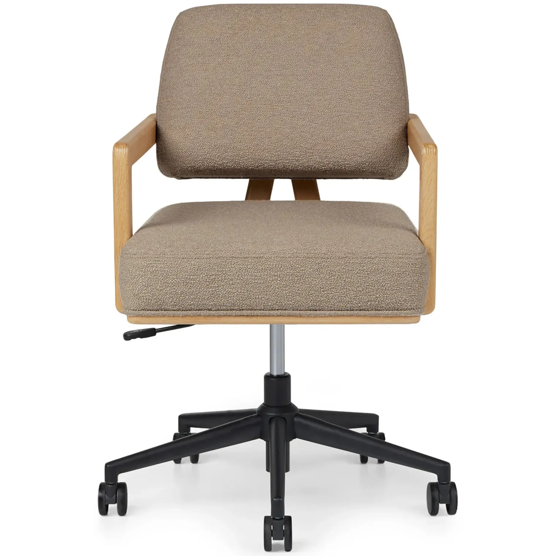 Aquila Office Chair - Sandstone Wool Bouclé