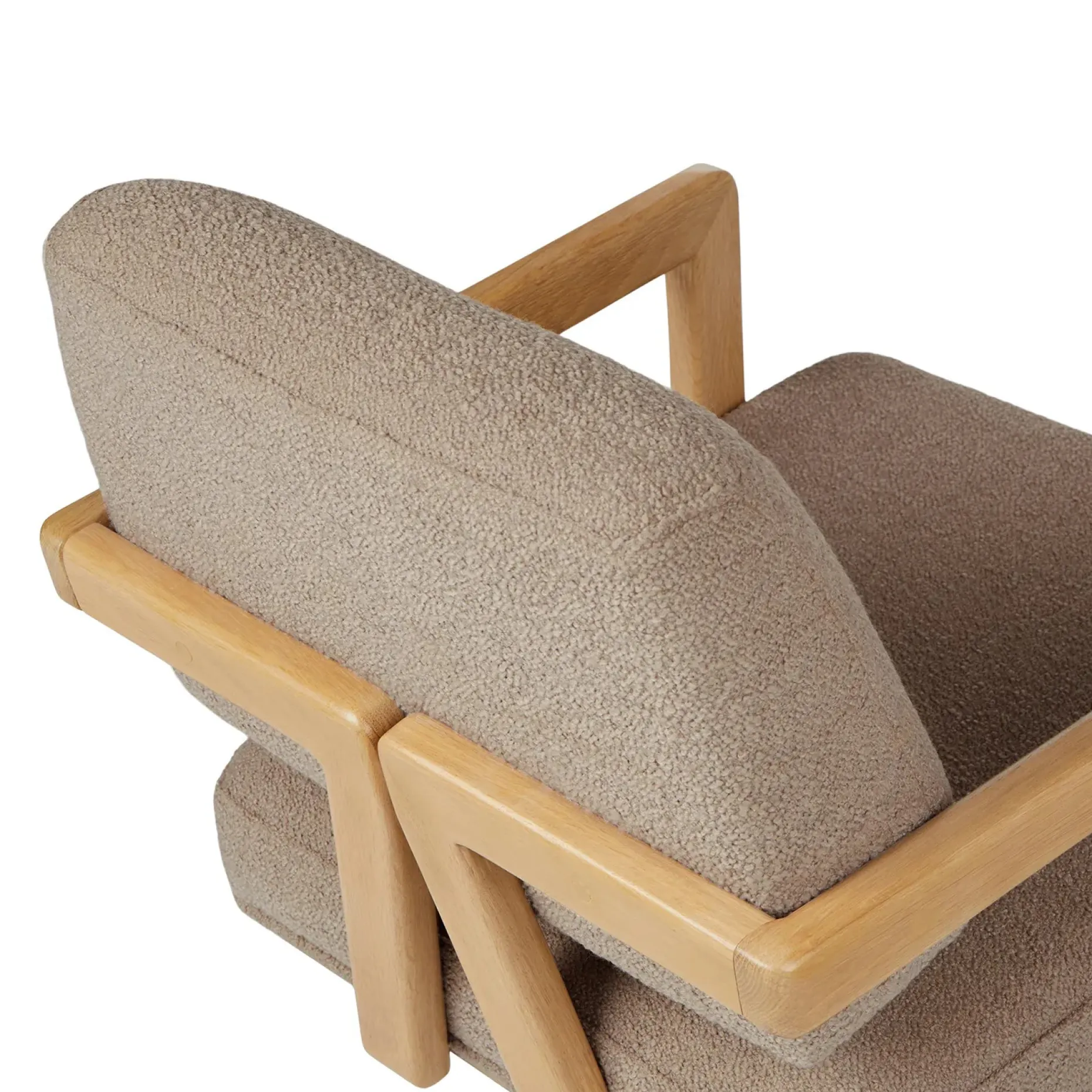 Aquila Office Chair - Sandstone Wool Bouclé