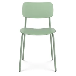 Ari Outdoor Stackable Dining Chair - Khaki Green