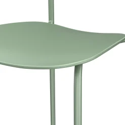 Ari Outdoor Stackable Dining Chair - Khaki Green