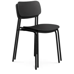 Ari Outdoor Stackable Dining Chair - Black