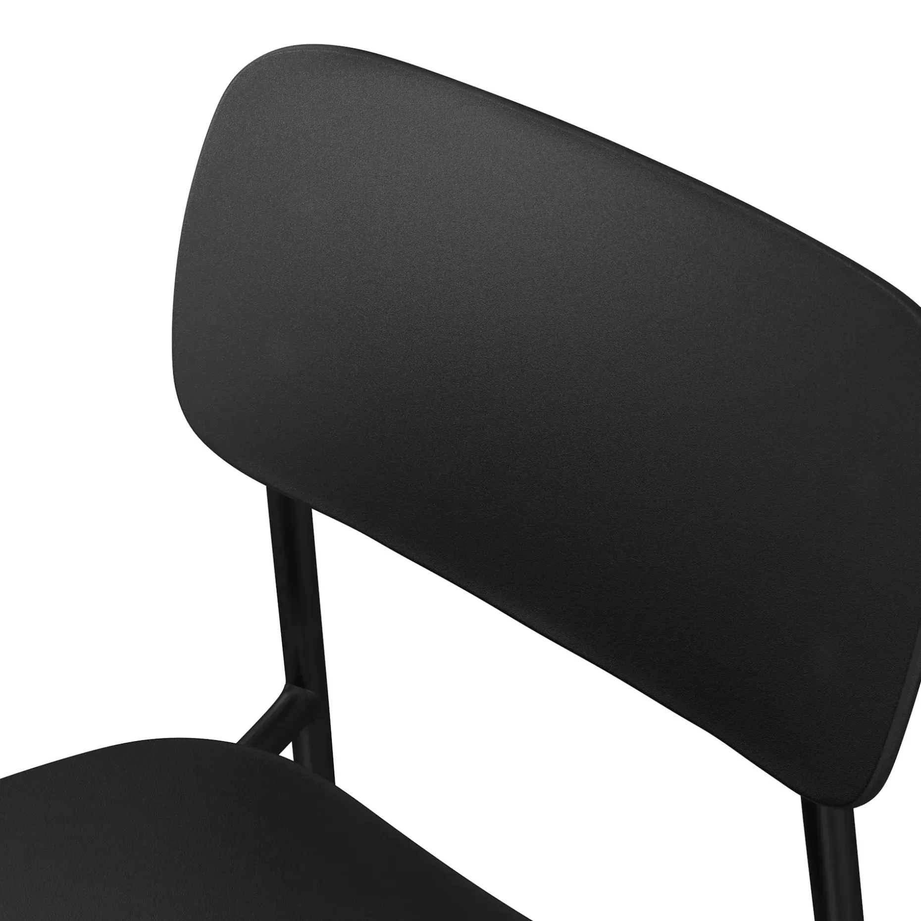 Ari Outdoor Stackable Dining Chair - Black