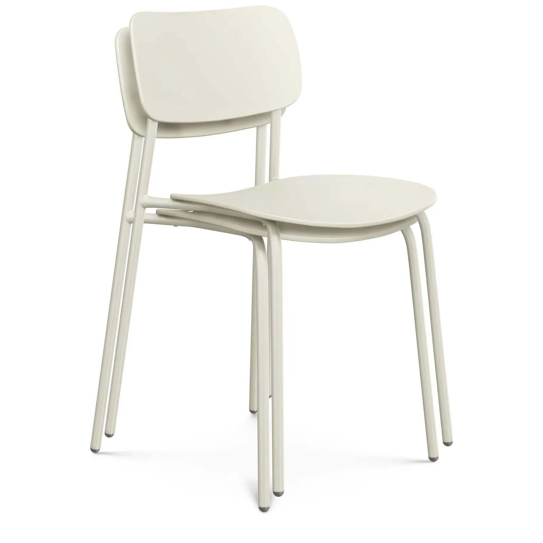 Ari Outdoor Stackable Dining Chair - Taupe