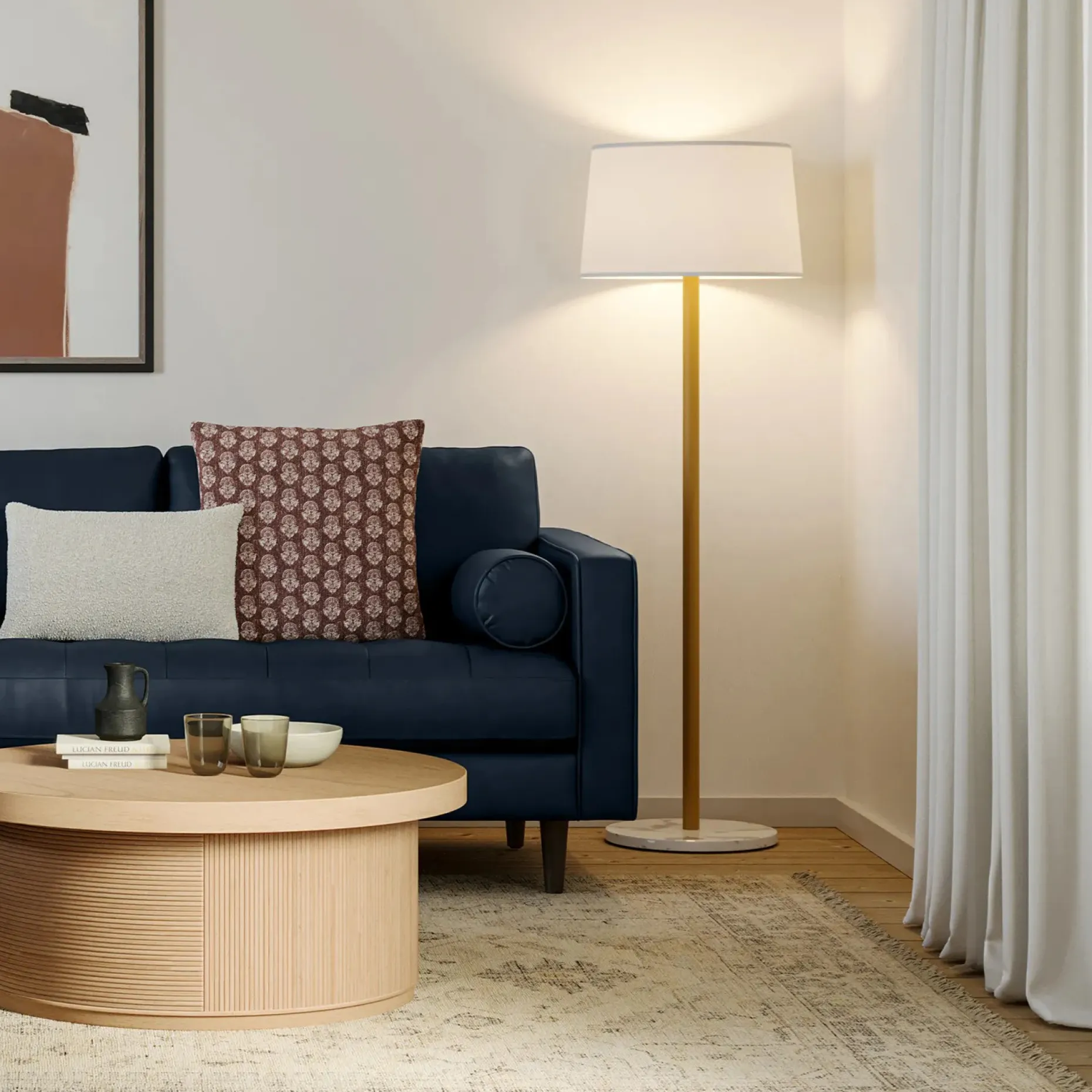 Arvo Floor Lamp - White