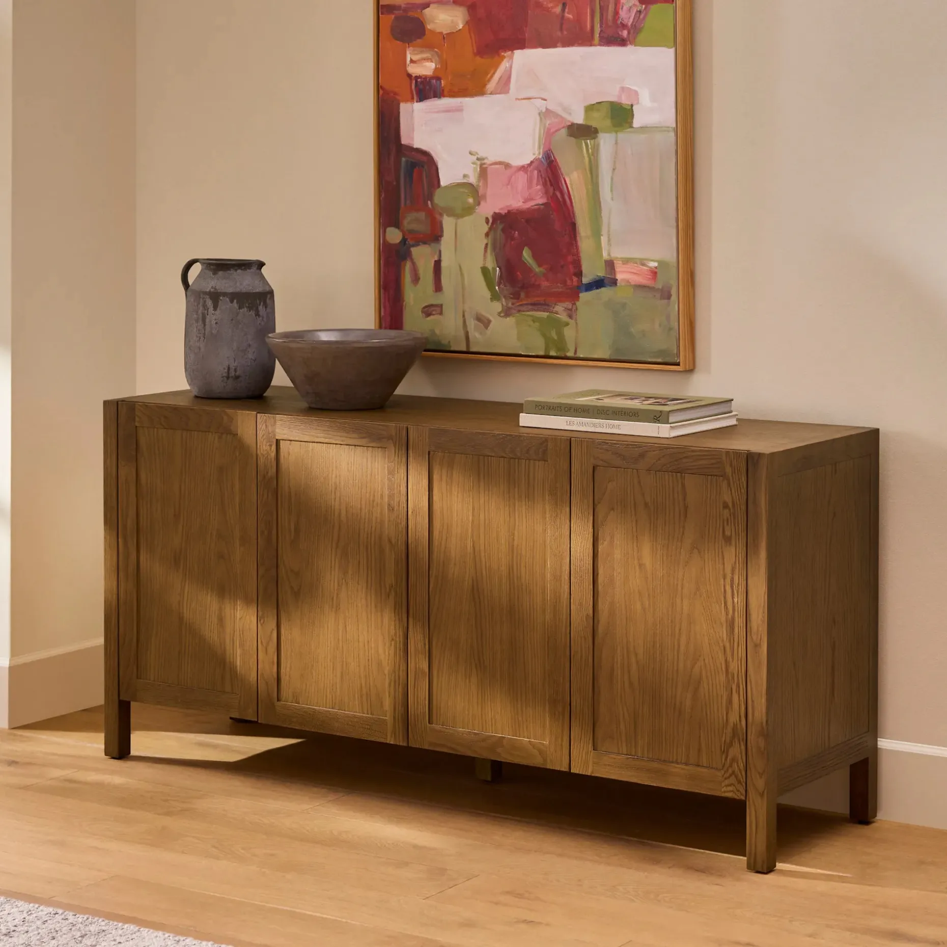 Ashford 64" Sideboard - Brushed Smoked Oak