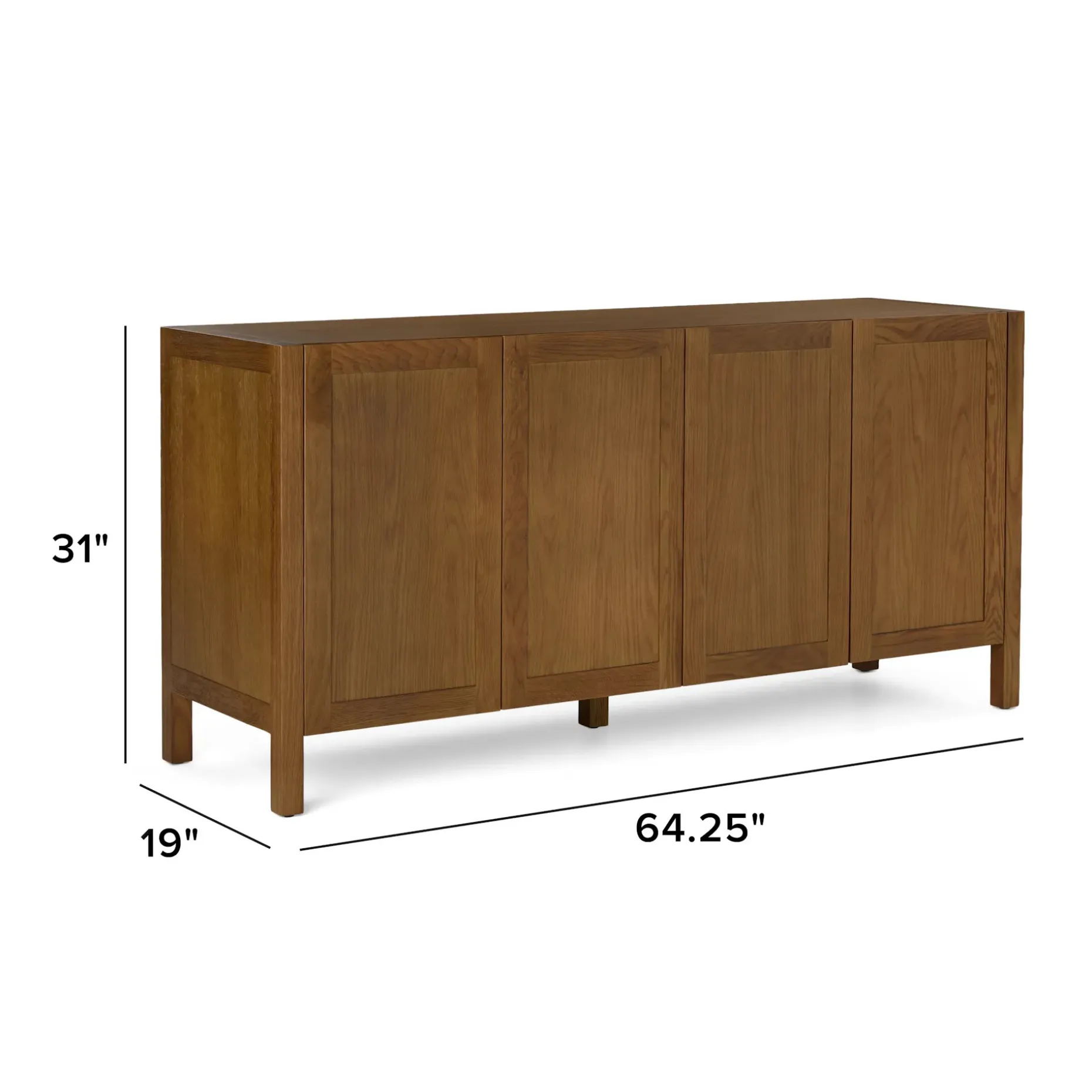 Ashford 64" Sideboard - Brushed Smoked Oak