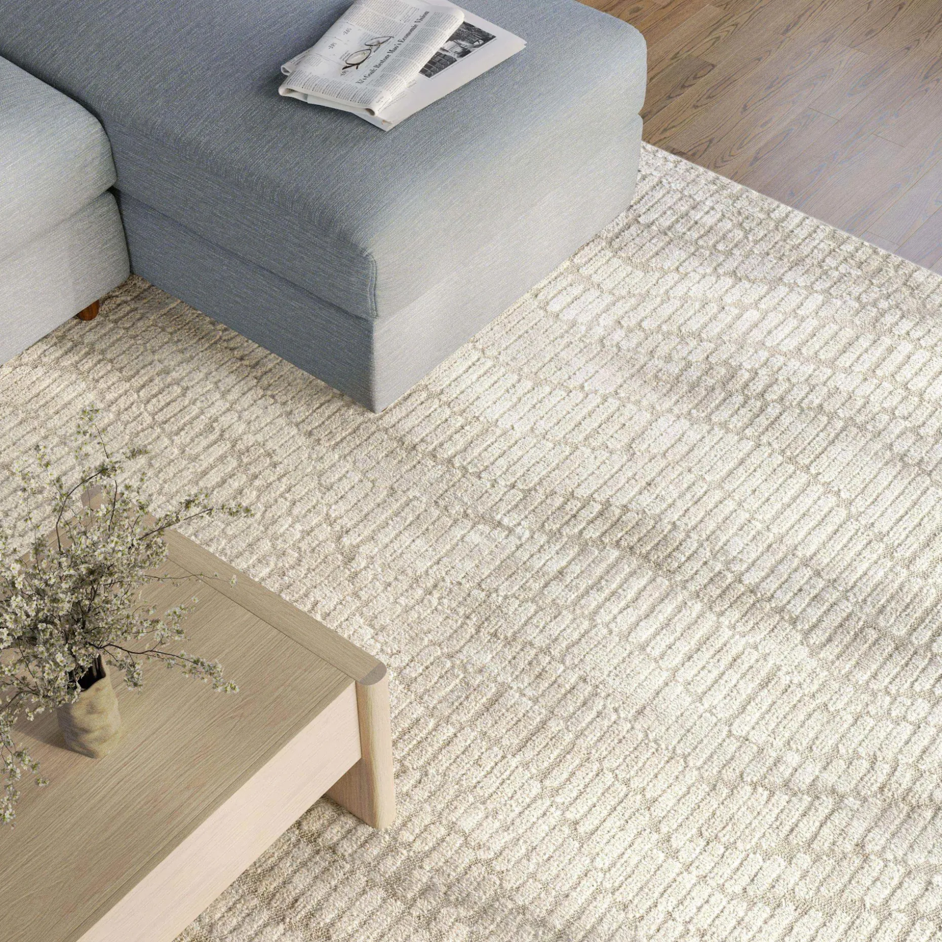 Athene 8 x 10 Rug - Beige