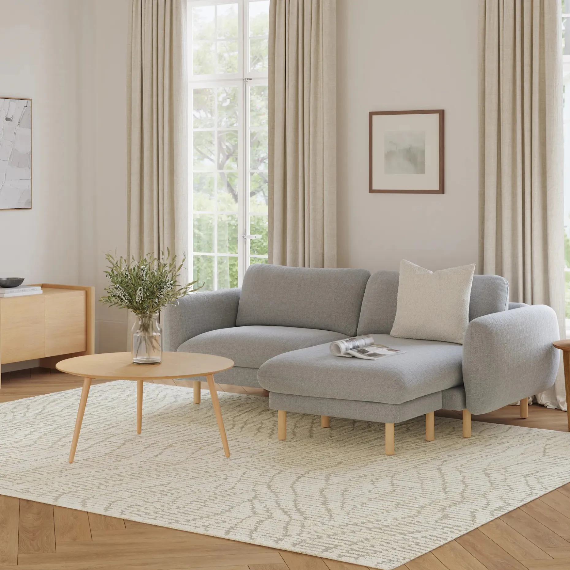 Athene 9 x 12 Rug - Beige