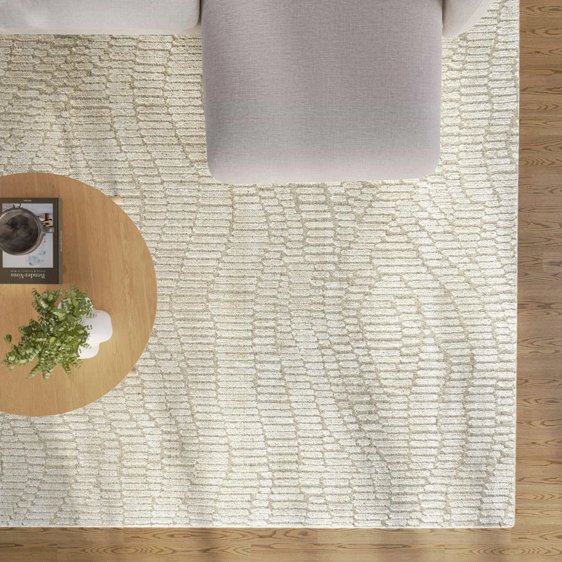 Athene 9 x 12 Rug - Beige